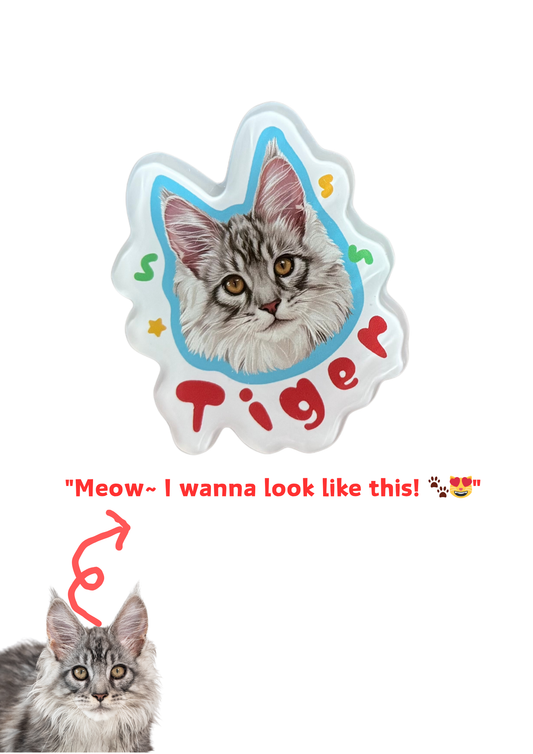 Hand-Drawn Pet Fridge Magnets: A Sweet Keepsake That Says "You Matter"