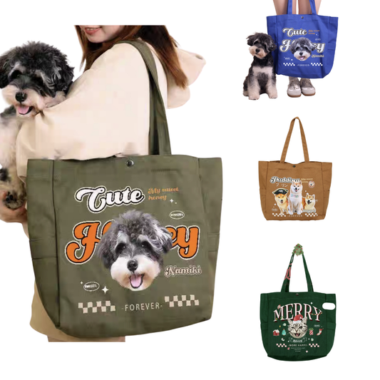 Introducing Our Custom Pet Tote Bags: Your New Favorite Travel Buddy