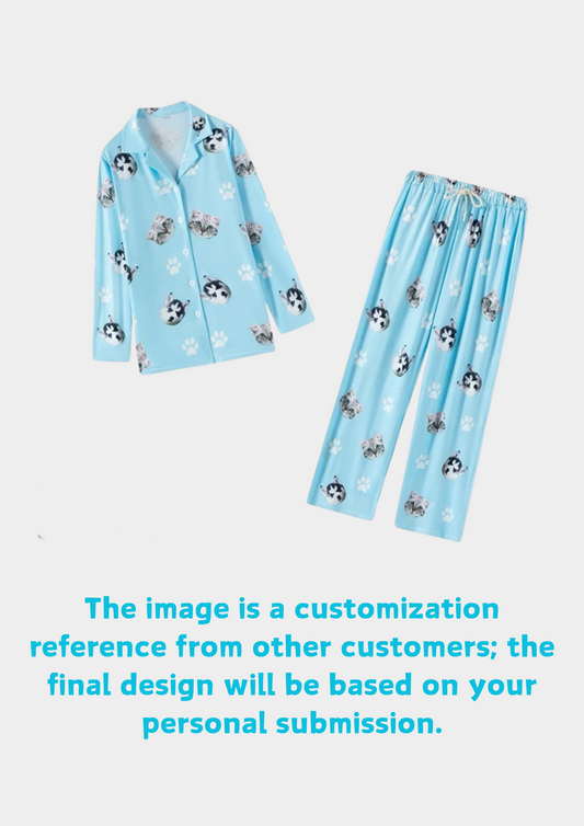 Custom Pajamas with Pet Face: Wearable Comfort for Healing Hearts