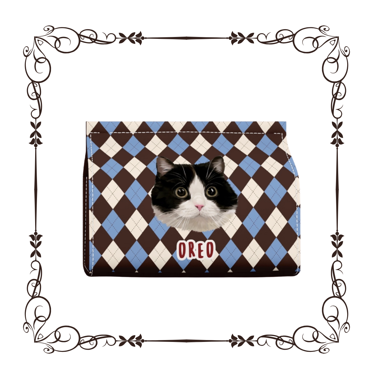 Custom Pet Tissue Box – Personalized Plush Holder with Your Pet’s Portrait