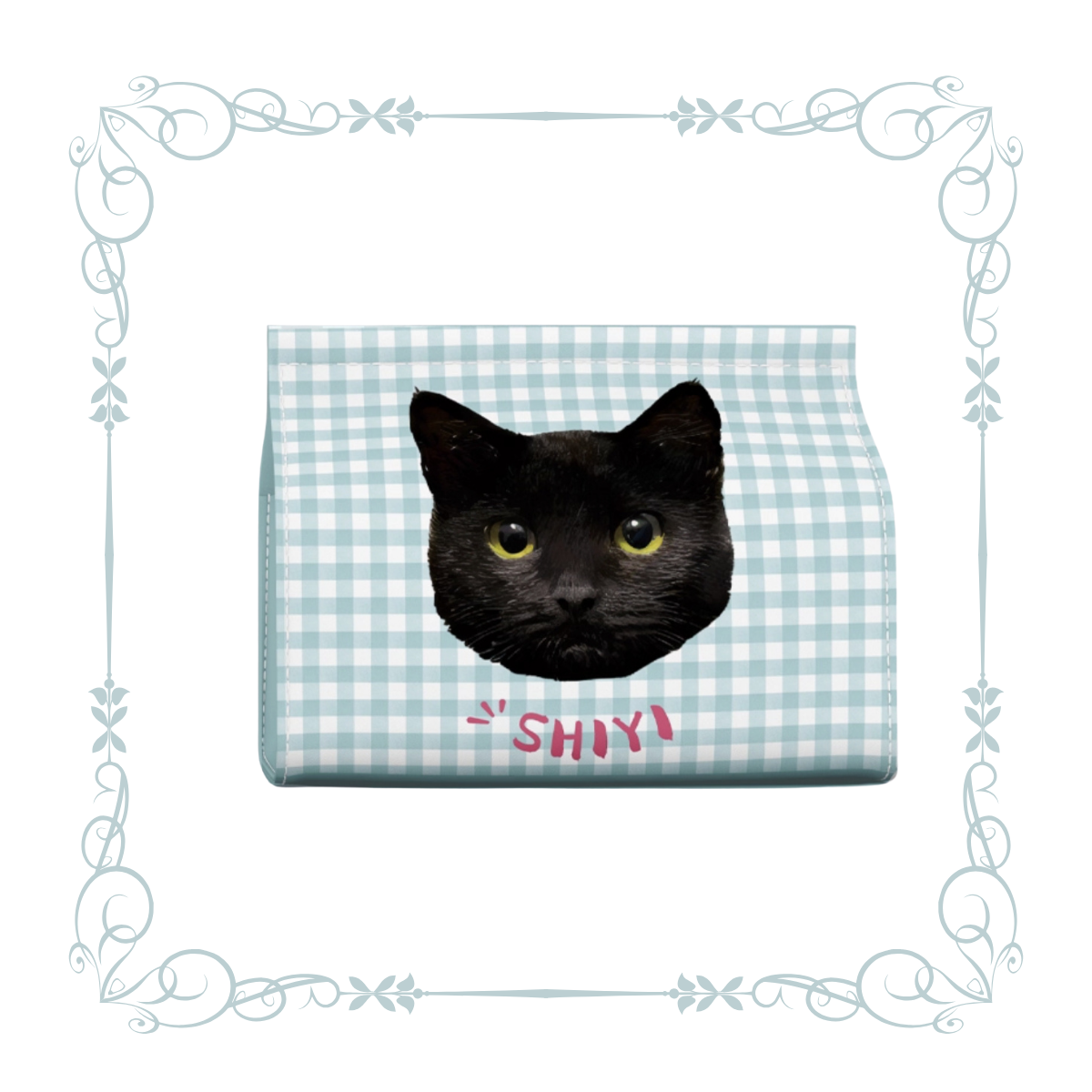 Custom Pet Tissue Box – Personalized Plush Holder with Your Pet’s Portrait