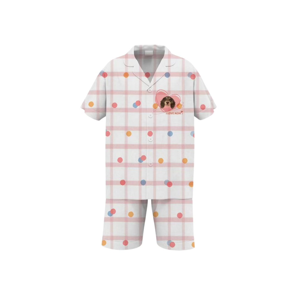 Custom Silk Pajamas for Adults – Personalized with Pet Portraits