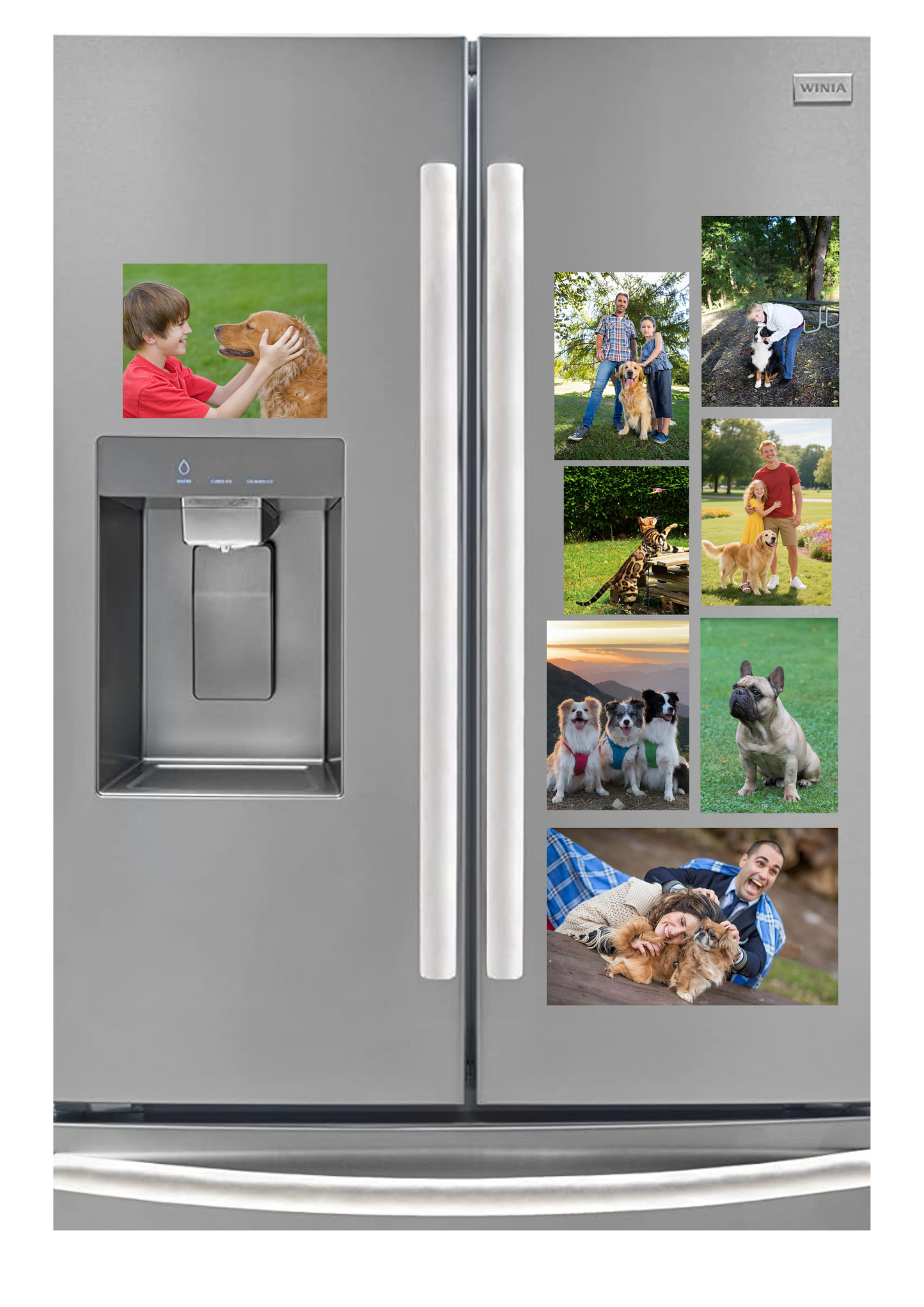 Custom Photo Fridge Magnets – High-Definition, Waterproof & Scratch-Resistant