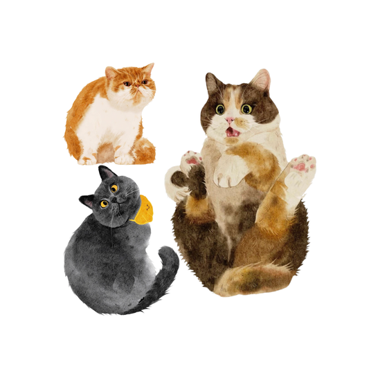 Custom Pet Watercolor Portrait – Hand-Painted Digital Download
