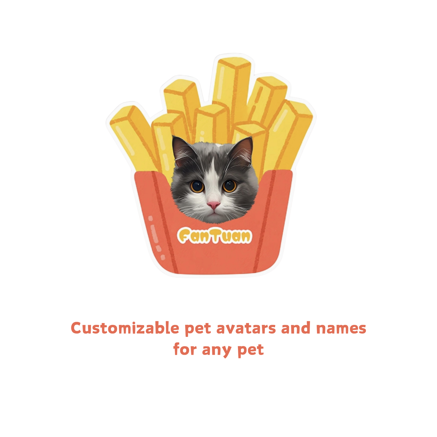 Custom Pet Photo Fridge Magnets – Hand-Drawn & Resin Coated, No Minimum