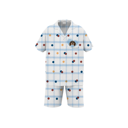 Custom Silk Pajamas for Adults – Personalized with Pet Portraits